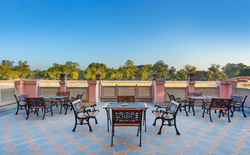 Roof terrace with a view