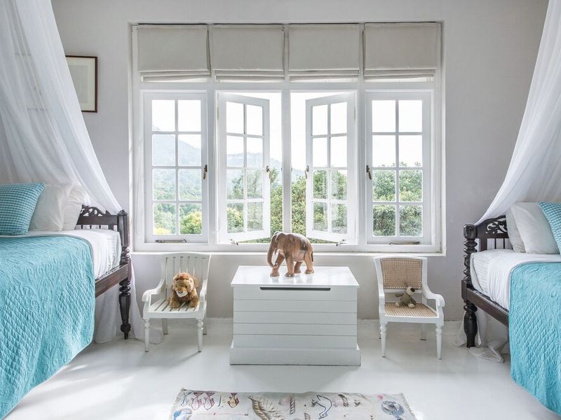 Twin room at the Ashburnham Estate
