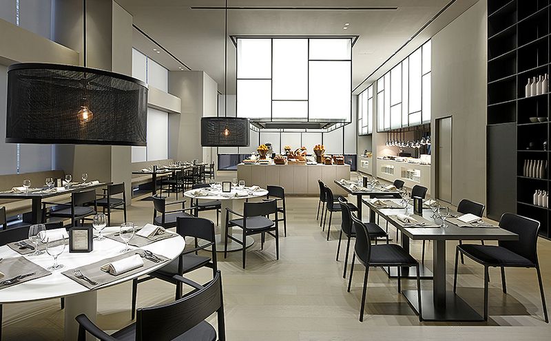 Modern cafe restaurant