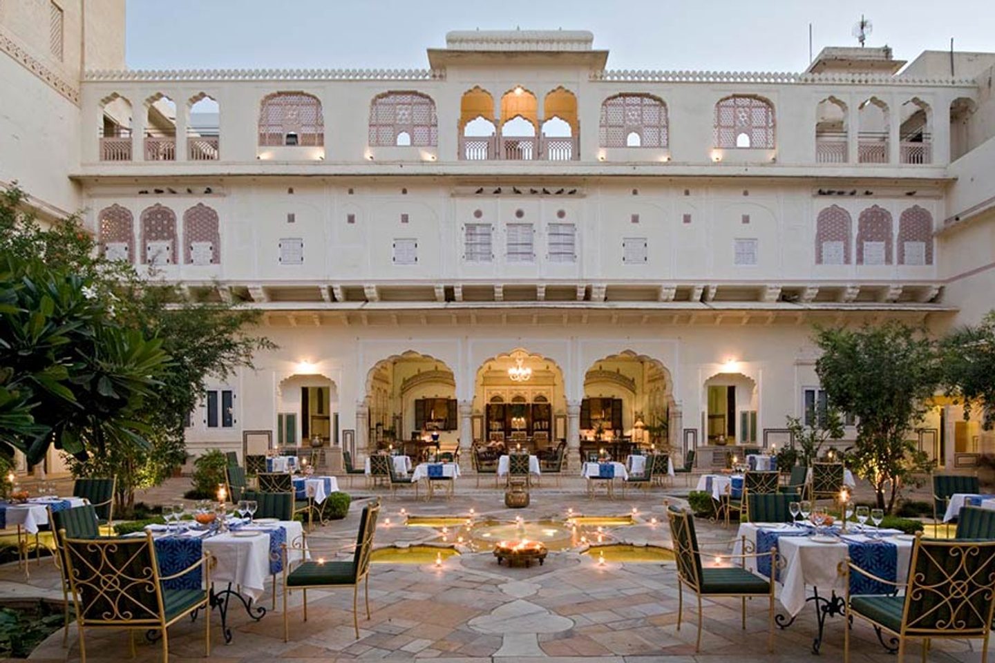 Courtyard at Samode Palace