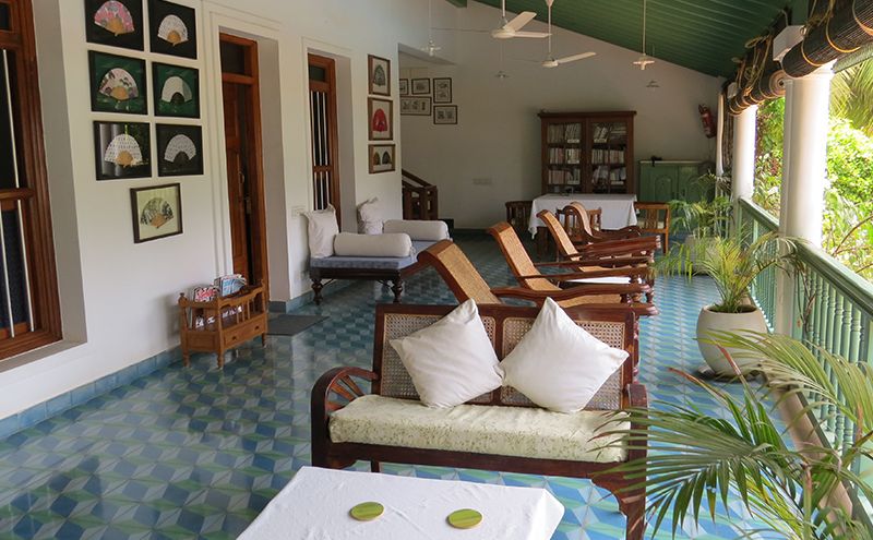 Sit on the verandah