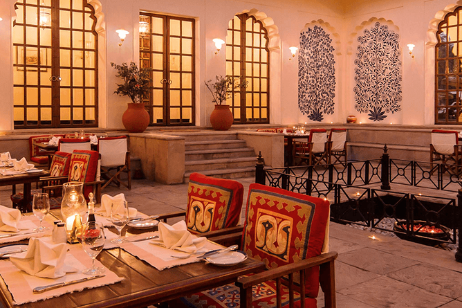 Dine around the fire