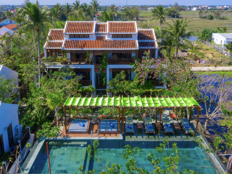 Infinity pool at Hoi An Chic