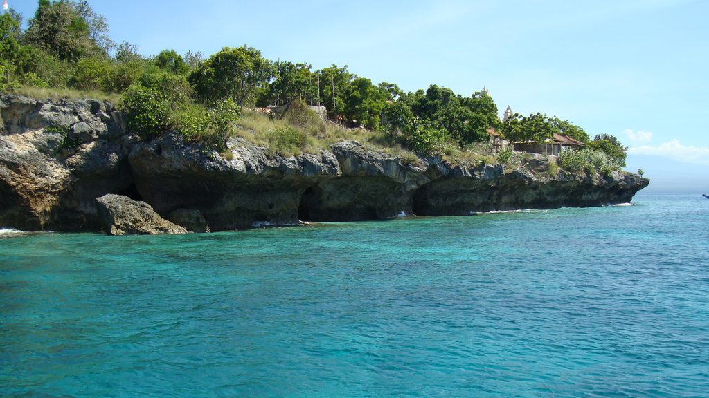 Rocky coastline Bali