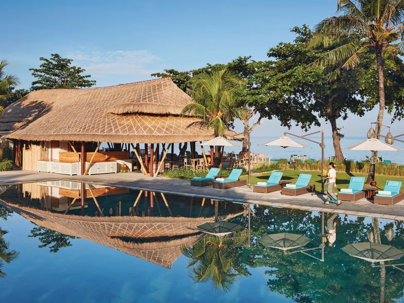 Swimming pool at Belmond Jimbaran Puri Bali Indonesia