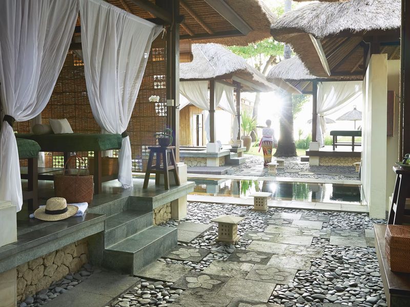 Spa reception at Belmond Jimbaran Puri Bali Indonesia
