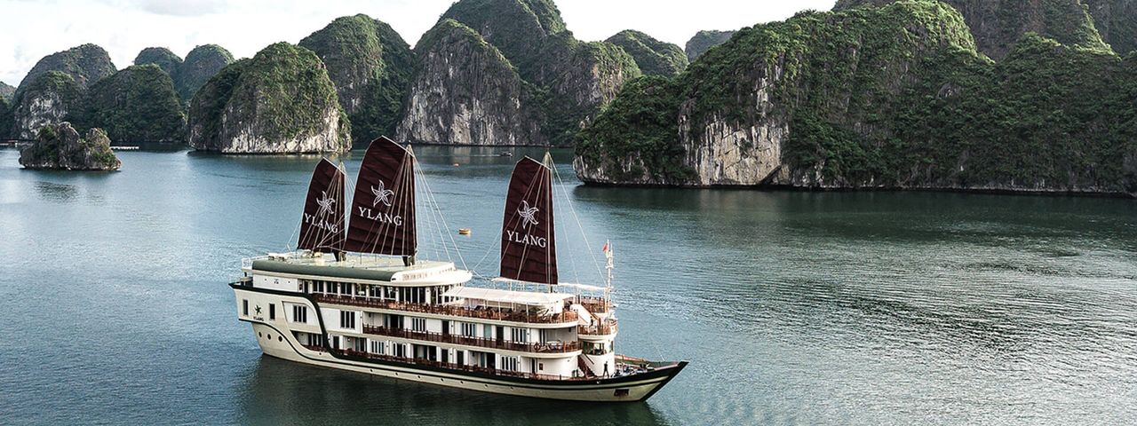 Halong junk boats
