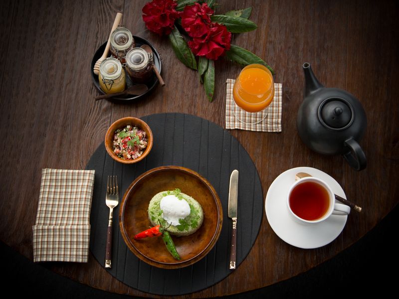 Breakfast at Gangtey Lodge