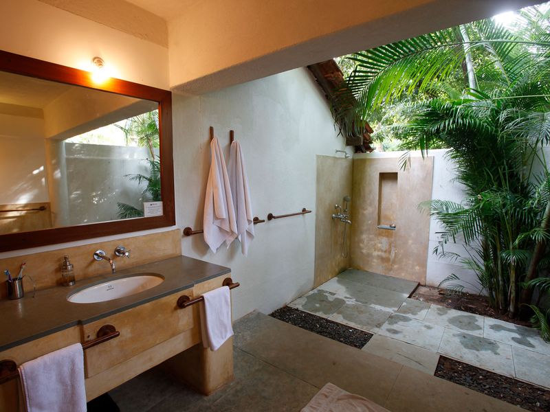 Bathroom in villa at Aashyana Lakhanpal