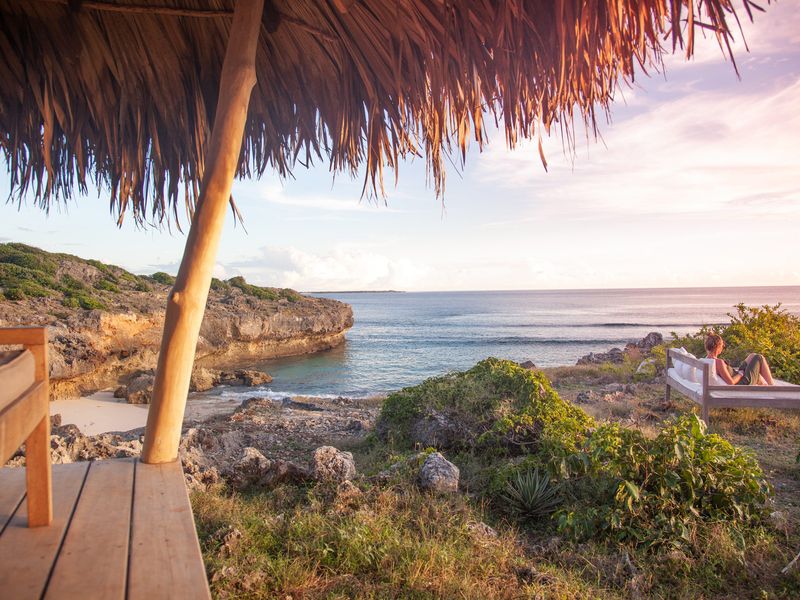 View from villa at Bo’a Vida Rote Nusa Tenggara Indonesia