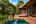 a pool in a house