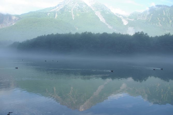 Views across the lake