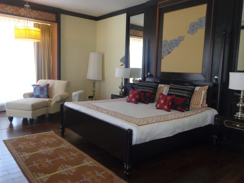 Luxury double room at Taj Tashi