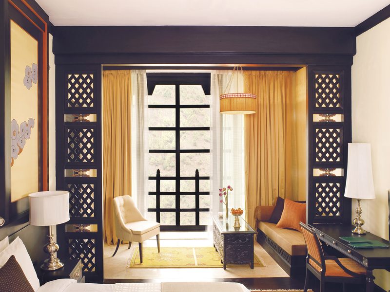 Bedroom at Taj Tashi