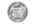 a silver and white logo