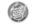 a silver and white logo
