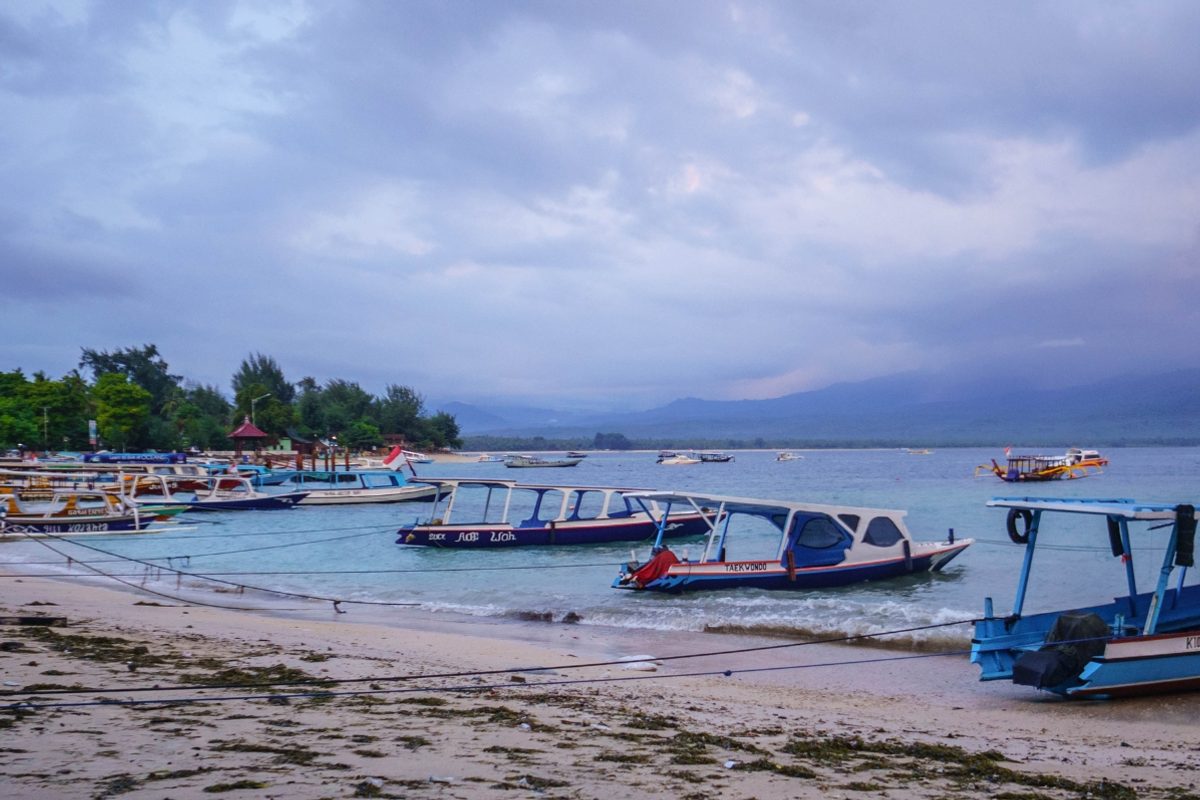 Boats in Lombok