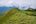 a group of people on a green hill