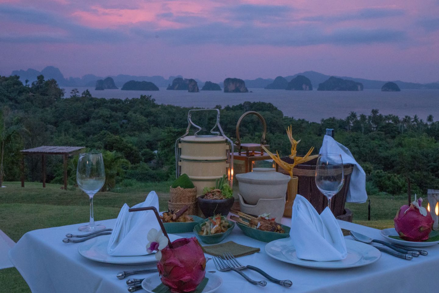 Dinner at sunset at 9 Hornbills