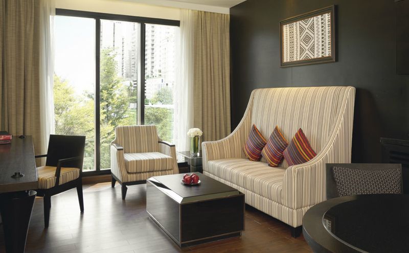 Welcoming sofas in bright corners