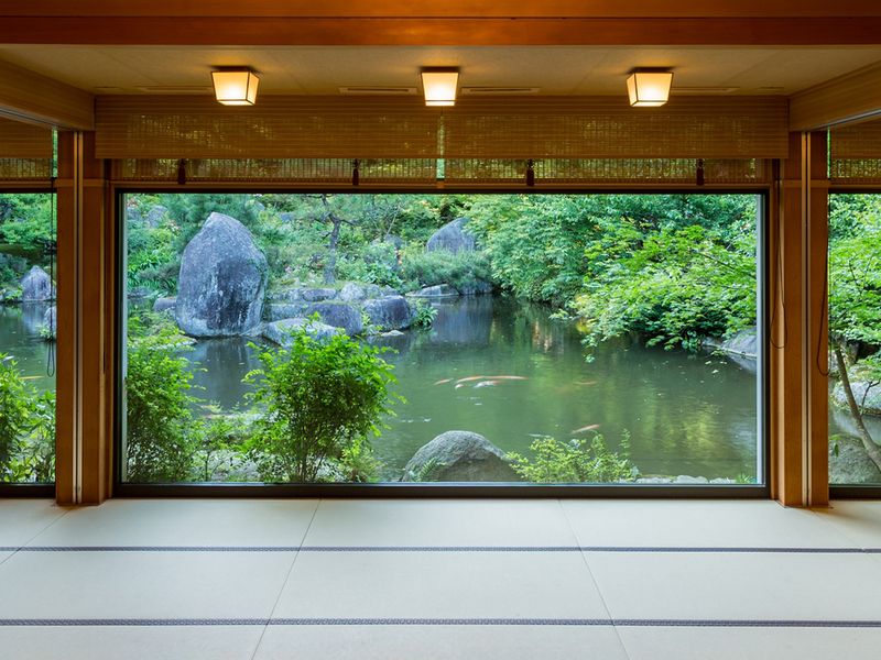 Garden view at Akizuki Onsen Seiryuan