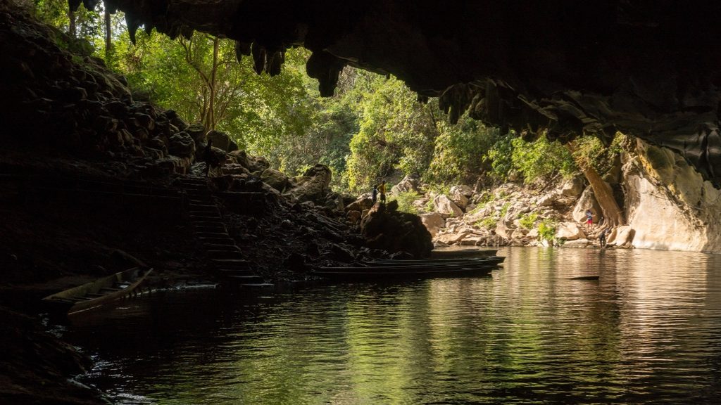 Cave in  Laos
