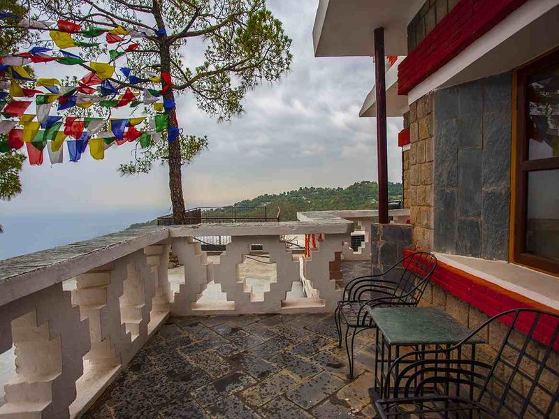 Views from terrace at Chonor House