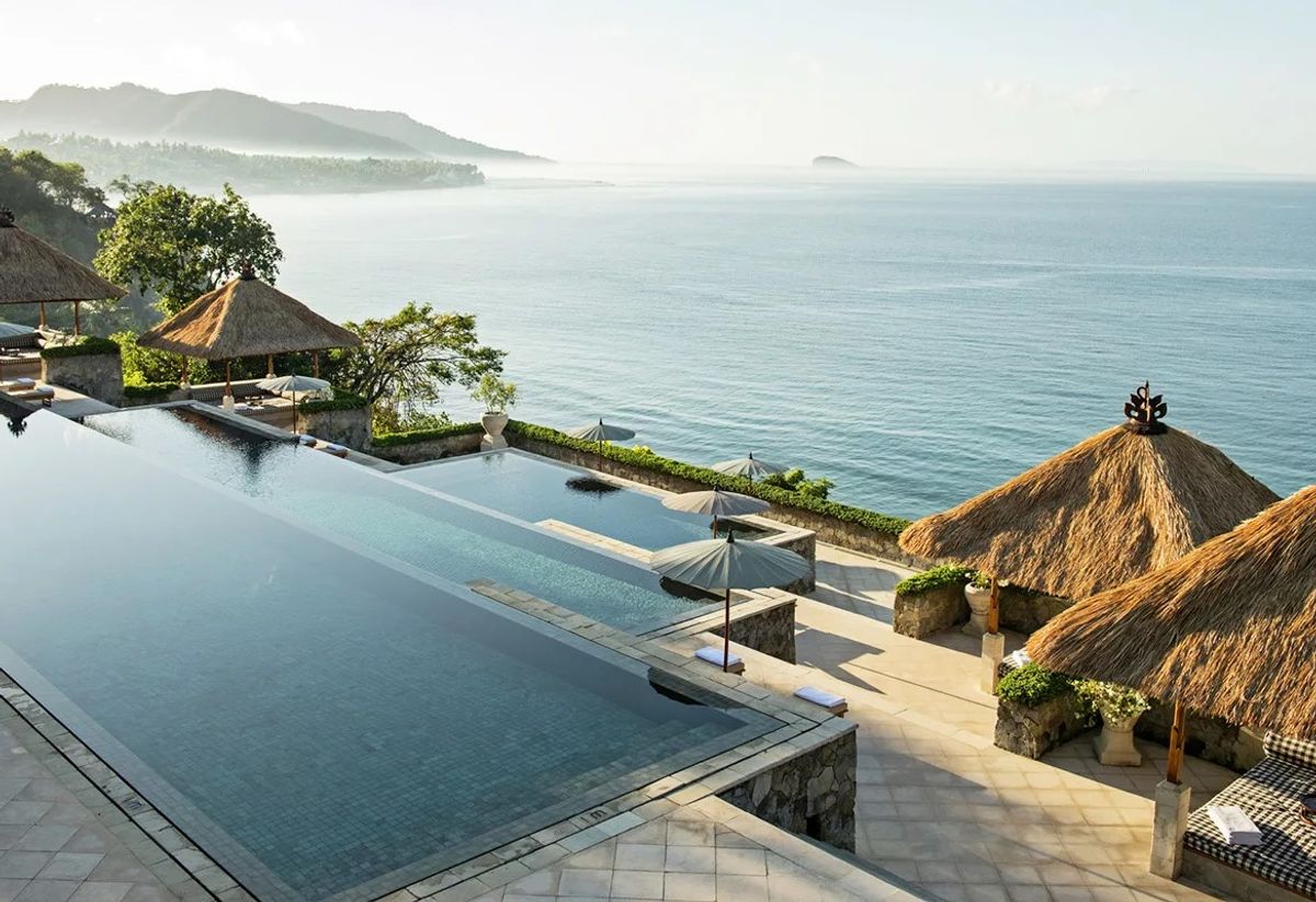 Coastal views wellness retreat in Indonesia