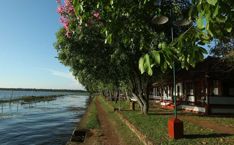 Lakefront villas with private pools