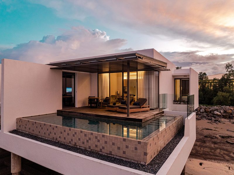 Pool villa at Cove 55 Sarawak Borneo