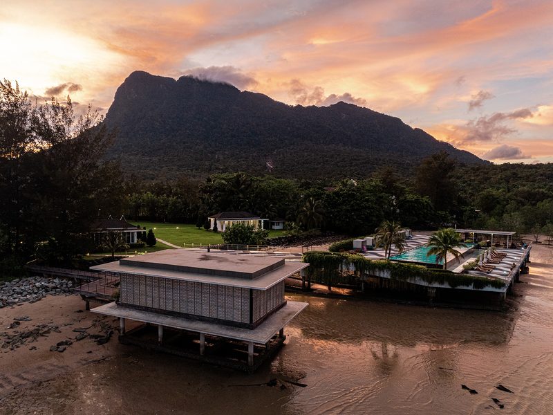 Sunset at Cove 55 Sarawak Borneo