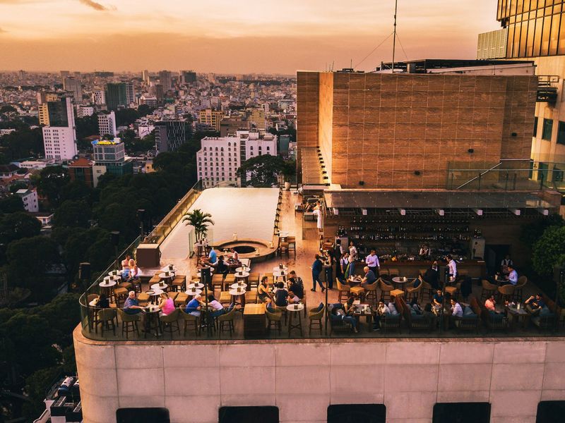 Hotel des Arts rooftop pool and bar