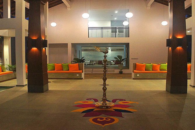 Poolside lounge