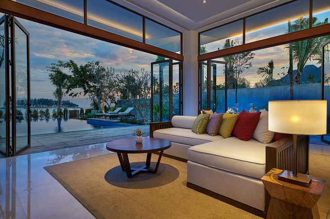 View from Beach Villa