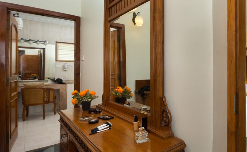 Spacious bathrooms