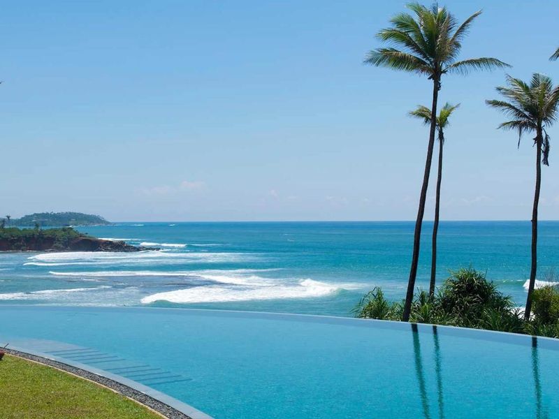 Sea view pool at Cape Weligama