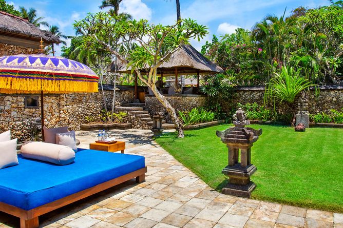 Relax in sheltered garden surroundings