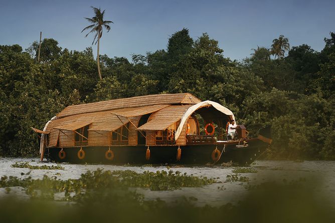 Converted rice barge