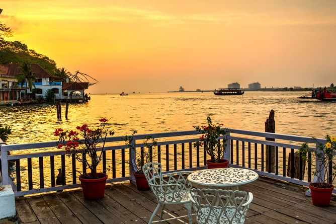 Sunset views of the Arabian Sea