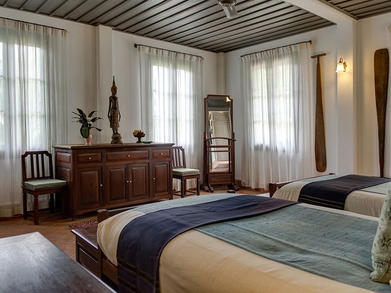 Twin bedroom at Satri House