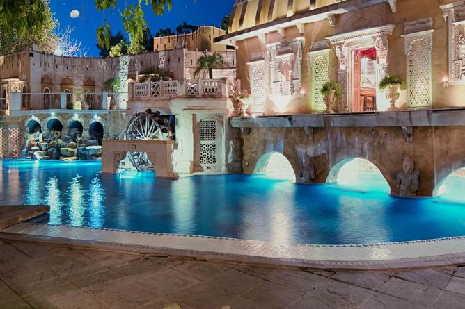 Outdoor pool and terrace