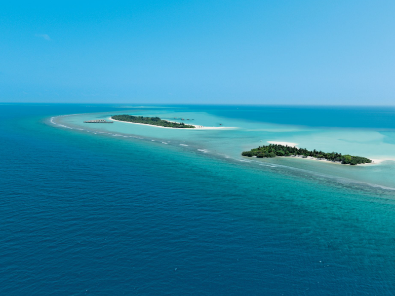 Aerial view of Kanuhura