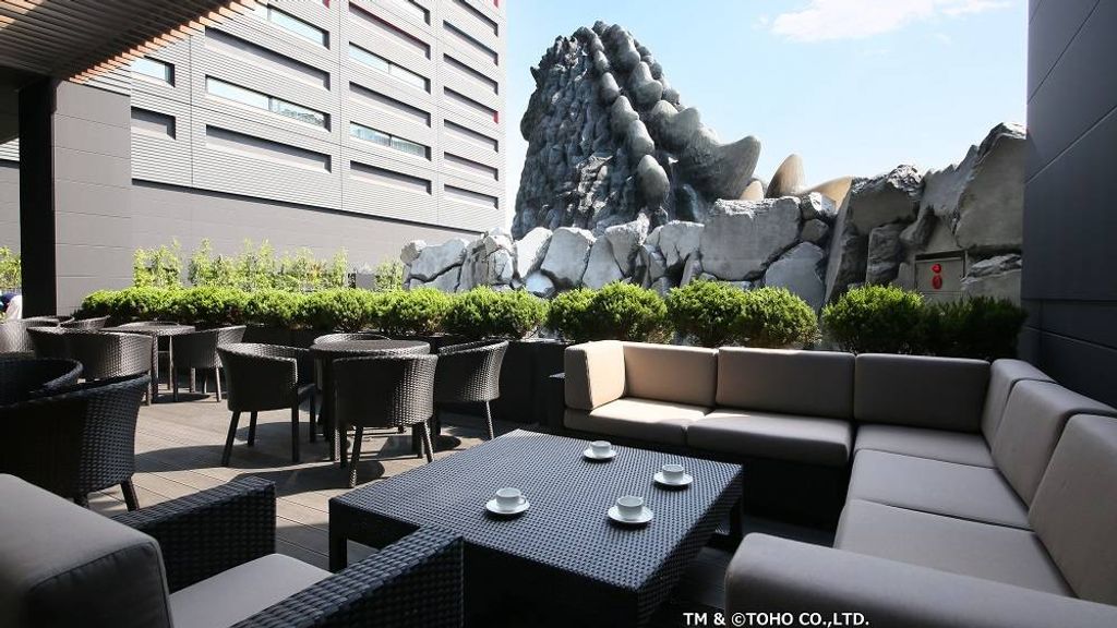 Dining with Godzilla at Gracery Shinjuku