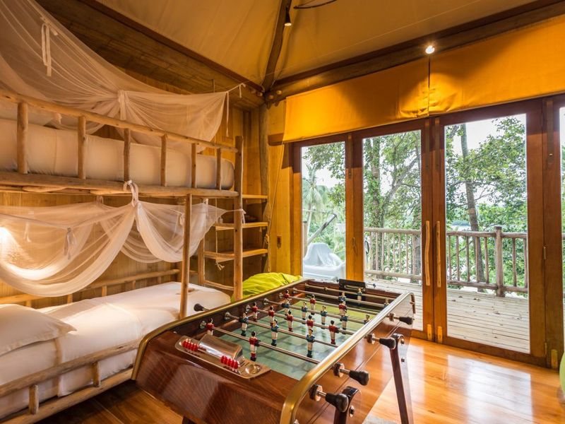 Childrens room at Soneva Kiri