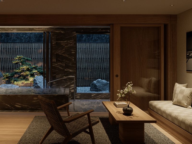 Onsen suite at Capella Kyoto