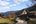 Farmhouse and fields in Toyama Japan