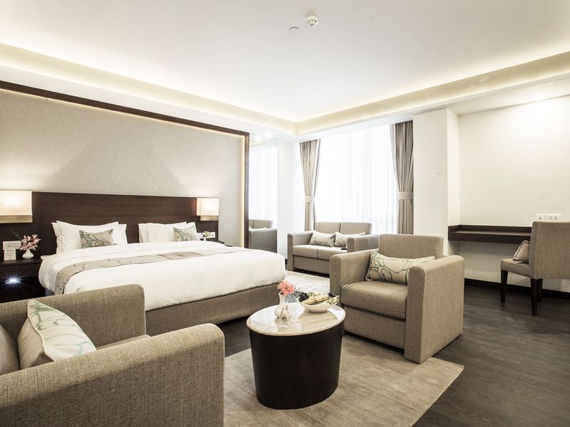 Double bedroom at Hotel Mulberry