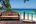 Bench overlooking beach at Japamala Resort