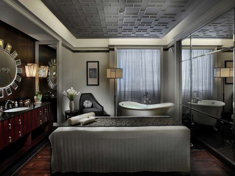 Spa room with bath at Sofitel Legend Metropole Hanoi