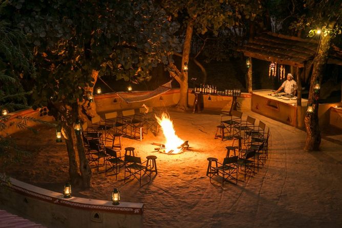 Around the campfire